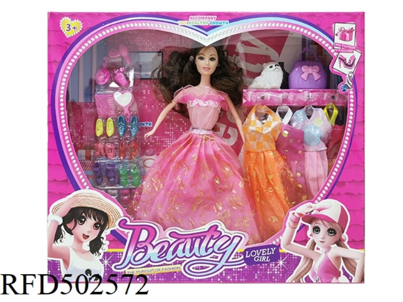 11-INCH FULL-BODY (LIVE HAND) BARBIE DOLL IN A MIX OF COLORS AND STYLES