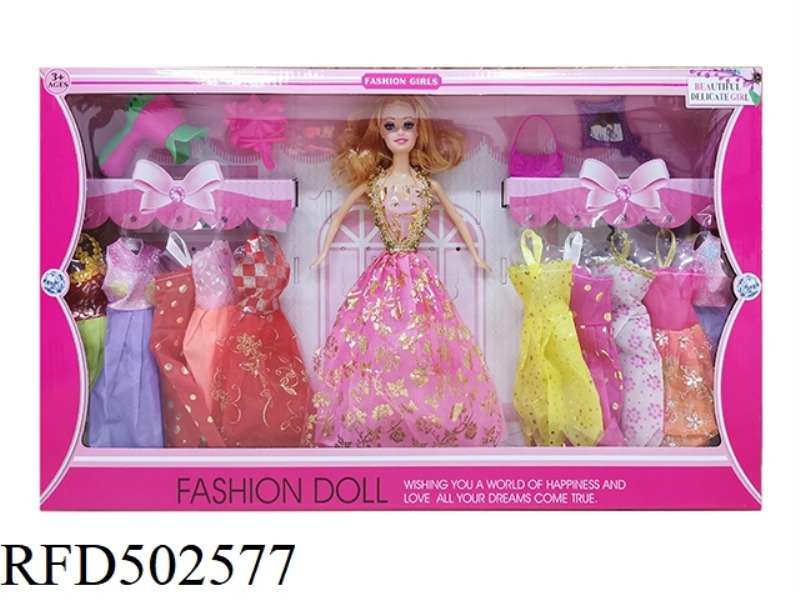 11-INCH FULL-BODY (LIVE HAND) BARBIE DOLL IN A MIX OF COLORS AND STYLES