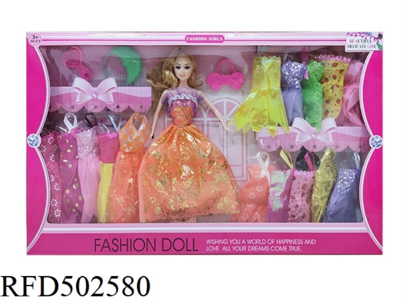 11-INCH FULL-BODY (LIVE HAND) BARBIE DOLL IN A MIX OF COLORS AND STYLES