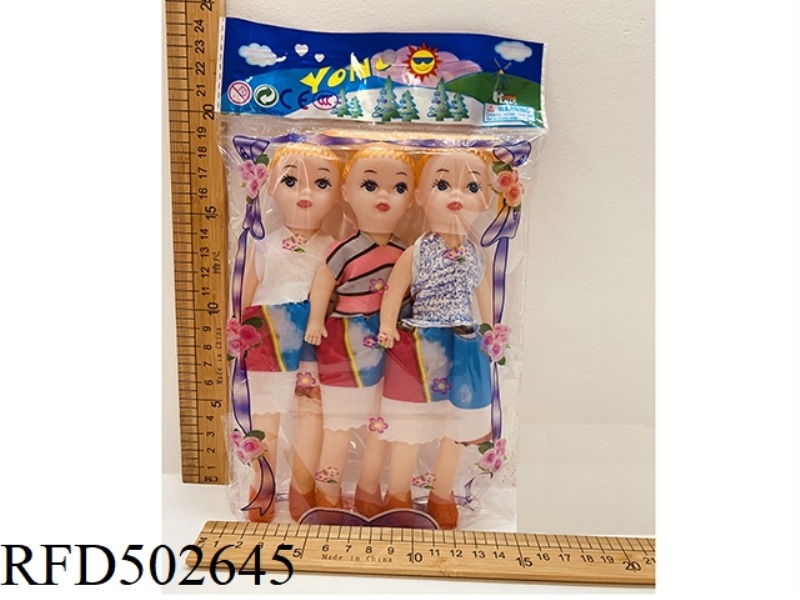 9 INCH PRINT EYE SKIRT THREE PIECES