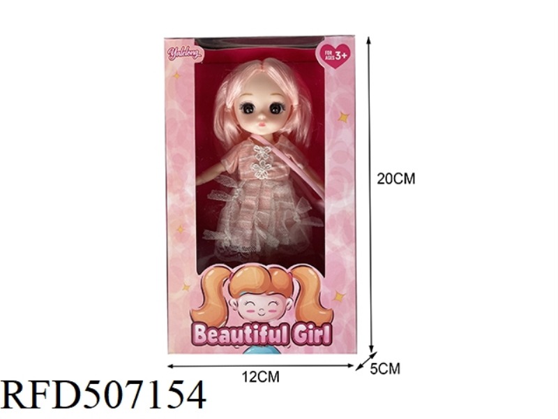 12 JOINTS 6 INCHES BEAUTIFUL 3D EYES BIG DOLL (REAL BODY)