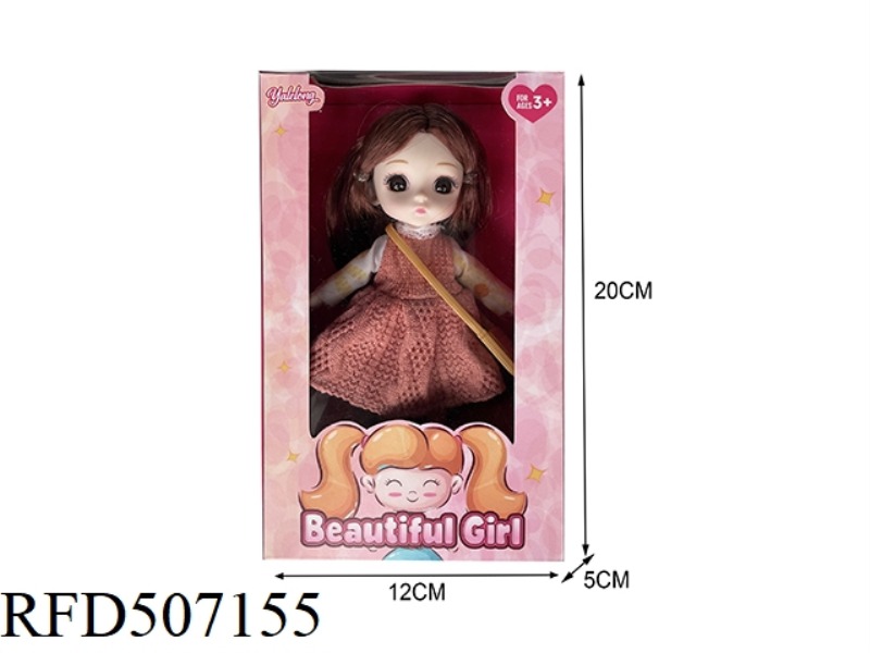 12 JOINTS 6 INCHES BEAUTIFUL 3D EYES BIG DOLL (REAL BODY)