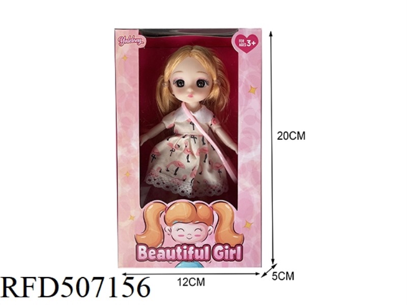 12 JOINTS 6 INCHES BEAUTIFUL 3D EYES BIG DOLL (REAL BODY)