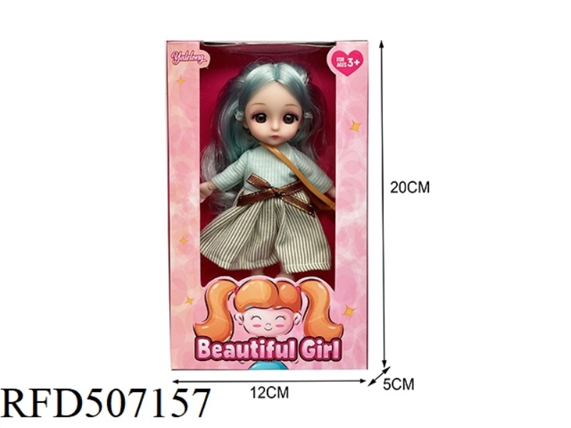 12 JOINTS 6 INCHES BEAUTIFUL 3D EYES BIG DOLL (REAL BODY)