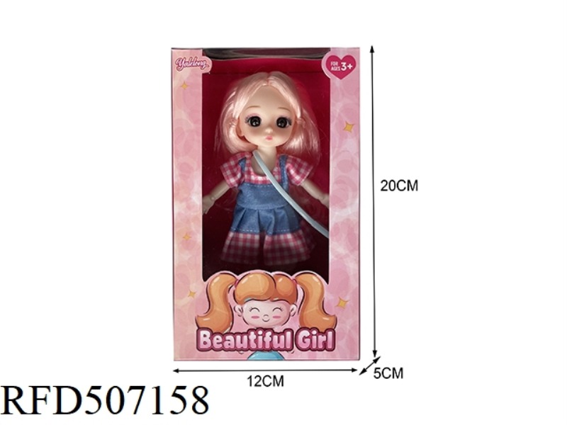 12 JOINTS 6 INCHES BEAUTIFUL 3D EYES BIG DOLL (REAL BODY)