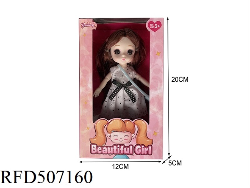 12 JOINTS 6 INCHES BEAUTIFUL 3D EYES BIG DOLL (REAL BODY)