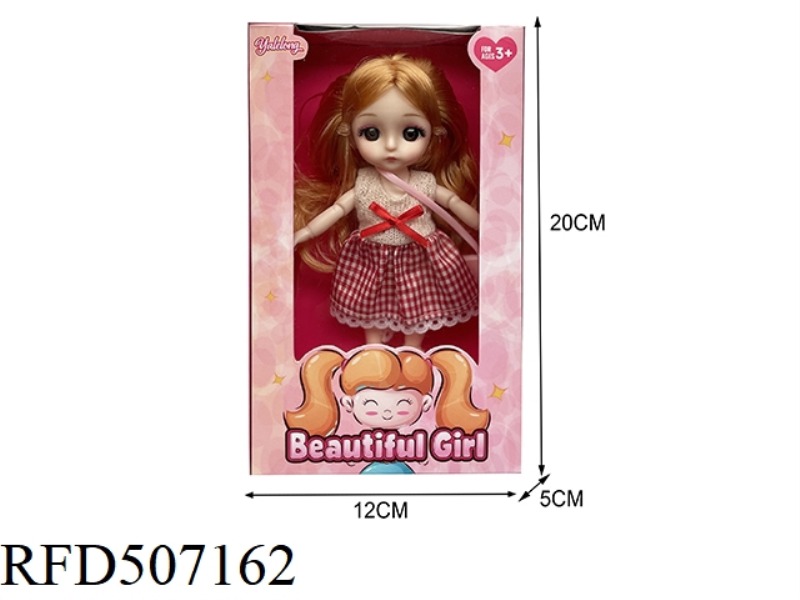 12 JOINTS 6 INCHES BEAUTIFUL 3D EYES BIG DOLL (REAL BODY)