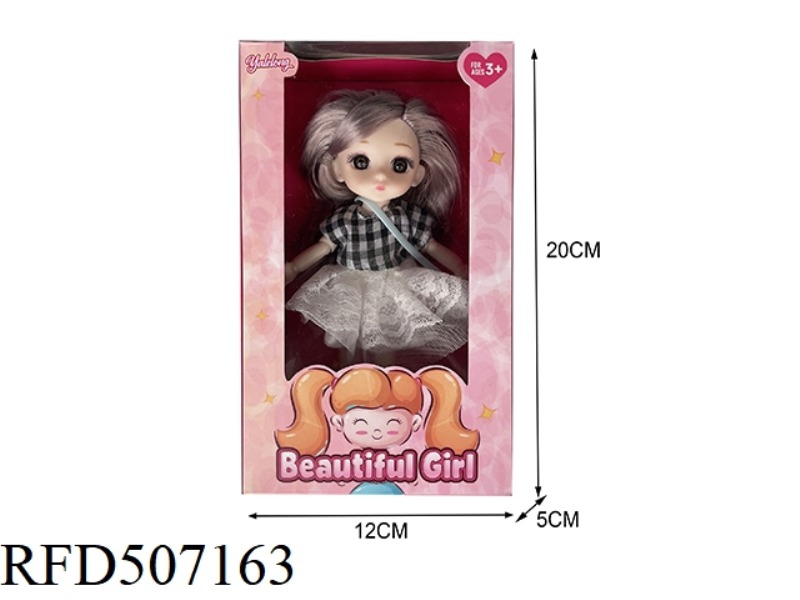 12 JOINTS 6 INCHES BEAUTIFUL 3D EYES BIG DOLL (REAL BODY)