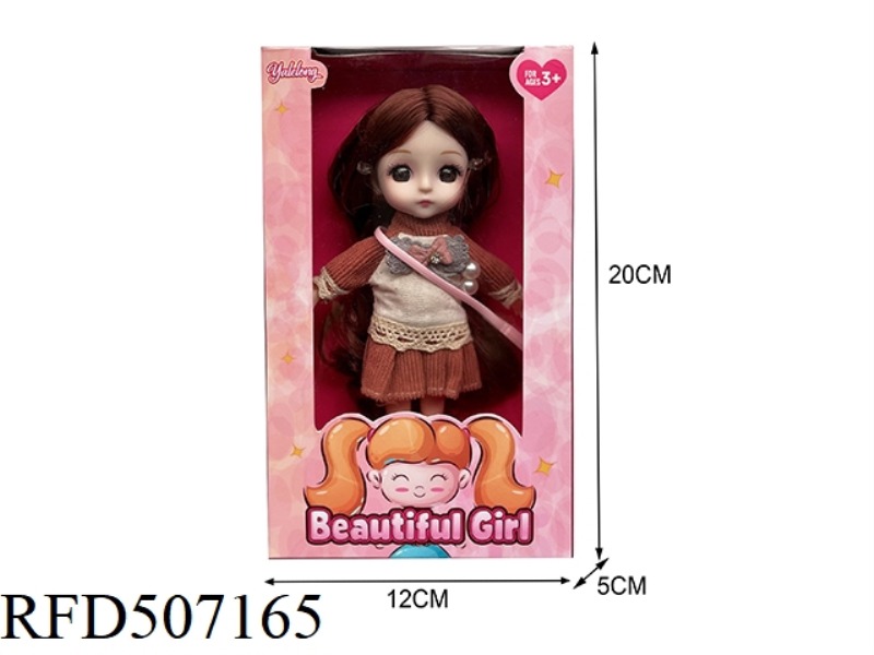 12 JOINTS 6 INCHES BEAUTIFUL 3D EYES BIG DOLL (REAL BODY)