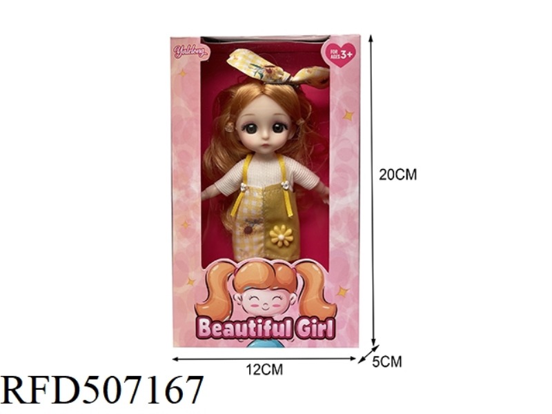 12 JOINTS 6 INCHES BEAUTIFUL 3D EYES BIG DOLL (REAL BODY)