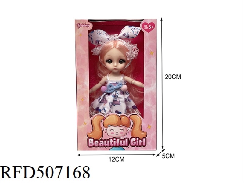 12 JOINTS 6 INCHES BEAUTIFUL 3D EYES BIG DOLL (REAL BODY)