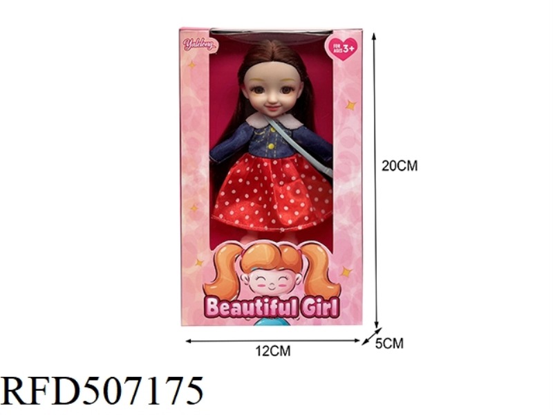 12 JOINTS 6 INCHES BEAUTIFUL 3D EYES SMILEY FACE BIG DOLL (BODY)