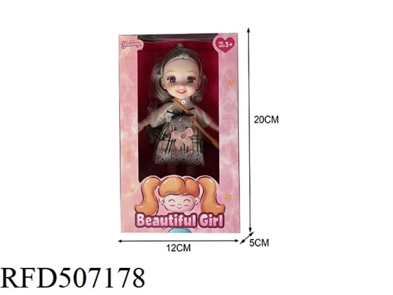 12 JOINTS 6 INCHES BEAUTIFUL 3D EYES SMILEY FACE BIG DOLL (BODY)