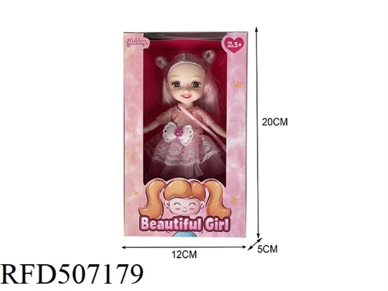 12 JOINTS 6 INCHES BEAUTIFUL 3D EYES SMILEY FACE BIG DOLL (BODY)