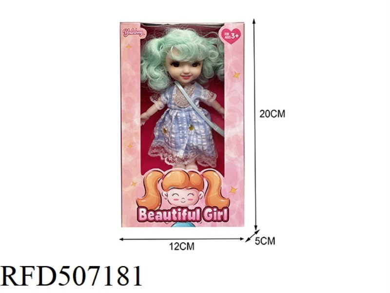 12 JOINTS 6 INCHES BEAUTIFUL 3D EYES SMILEY FACE BIG DOLL (BODY)