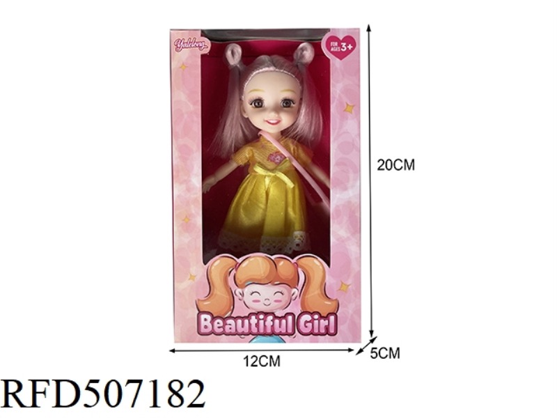12 JOINTS 6 INCHES BEAUTIFUL 3D EYES SMILEY FACE BIG DOLL (BODY)