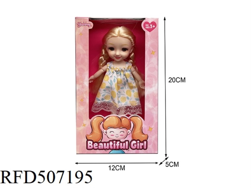 12 JOINTS 6 INCHES BEAUTIFUL 3D EYES SMILEY FACE BIG DOLL (BODY)