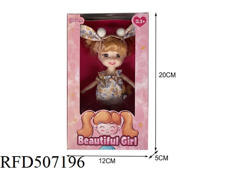 12 JOINTS 6 INCHES BEAUTIFUL 3D EYES SMILEY FACE BIG DOLL (BODY)