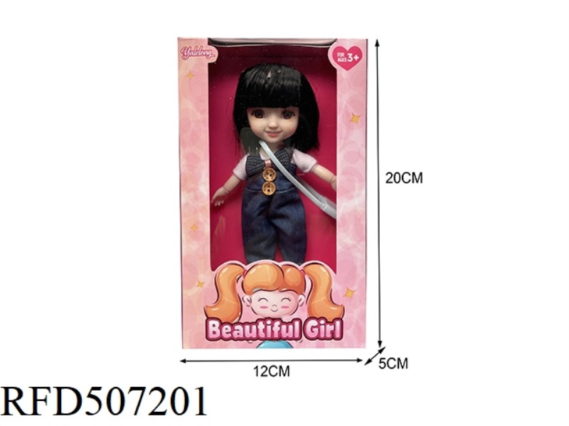 12 JOINTS 6 INCHES BEAUTIFUL 3D EYES SMILEY FACE BIG DOLL (BODY)