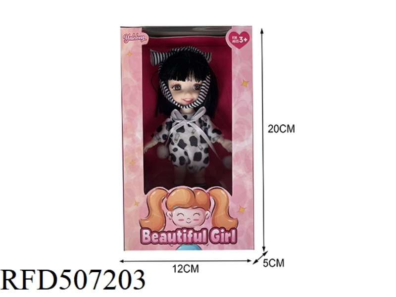 12 JOINTS 6 INCHES BEAUTIFUL 3D EYES SMILEY FACE BIG DOLL (BODY)