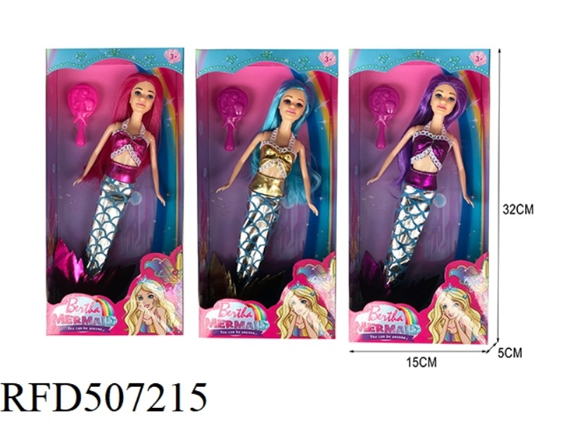 THIS WAS AN 11-INCH FASHION MERMAID AND A 3-SIZE COMPOSITE GIRL