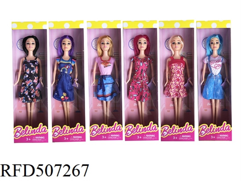 THIS WAS AN 11-INCH FASHION GIRL/A FULL-SIZE GIRL/A 6-SIZE COMPOSITE GIRL