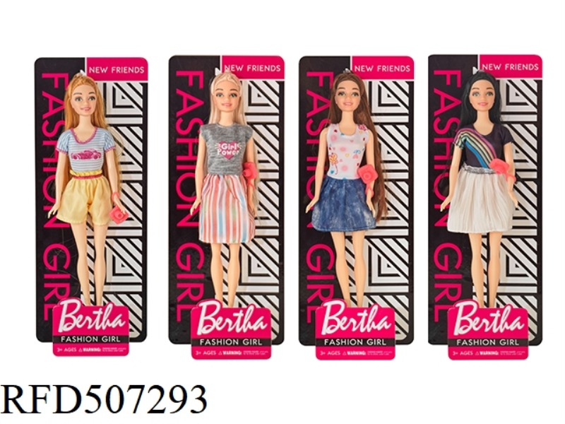 THIS WAS AN 11-INCH FASHION BIG BARBIE GIRL/FULL SIZE / 4-SIZE COMPOSITE