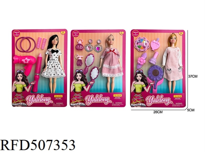 THIS WAS AN 11-INCH FASHION AND WAS MADE INTO A FULL BODY AND A 3-SIZE COMPOSITE DRESS
