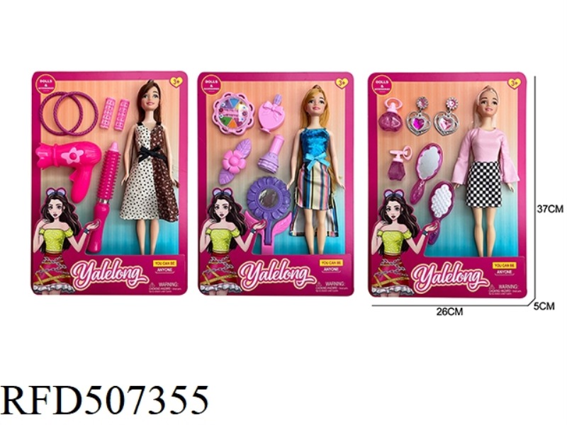 THIS WAS AN 11-INCH FASHION AND WAS MADE INTO A FULL BODY AND A 3-SIZE COMPOSITE DRESS