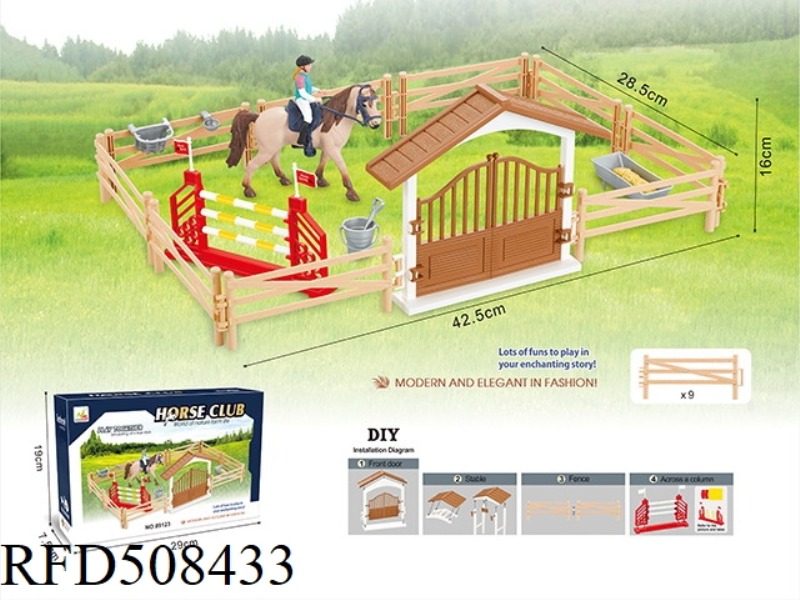 SIMULATION EQUESTRIAN SCENE