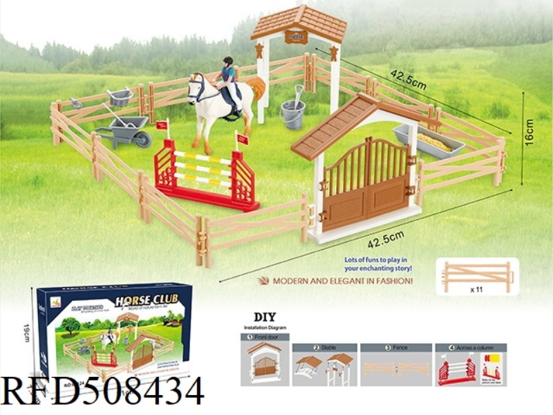 SIMULATION EQUESTRIAN SCENE