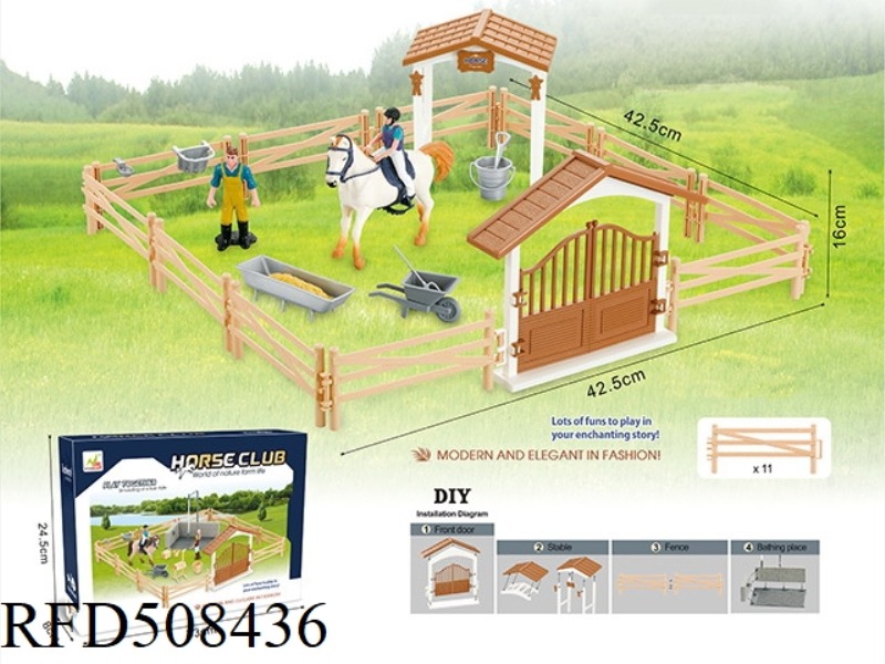 SIMULATION EQUESTRIAN SCENE