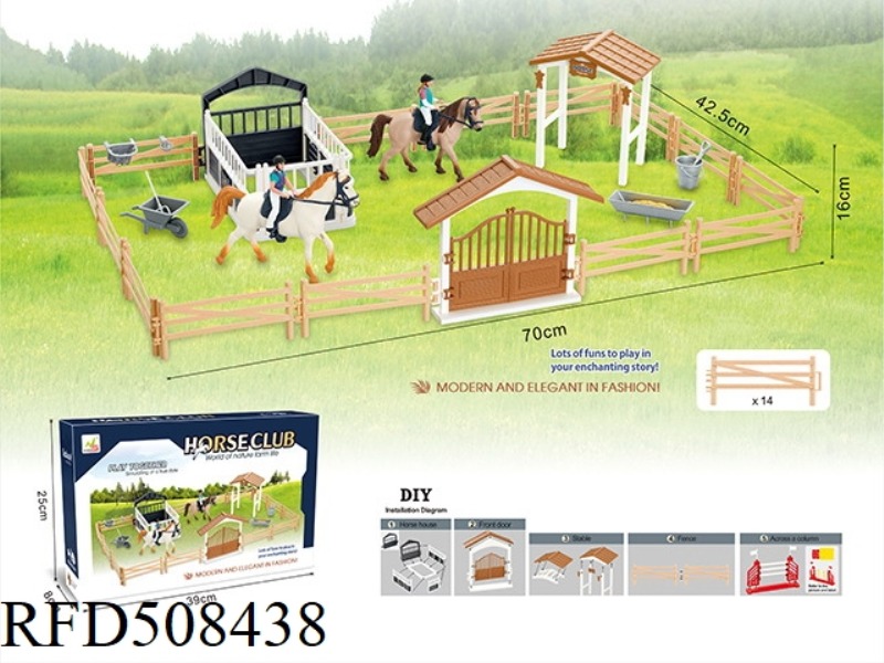 HORSE FARM SCENE