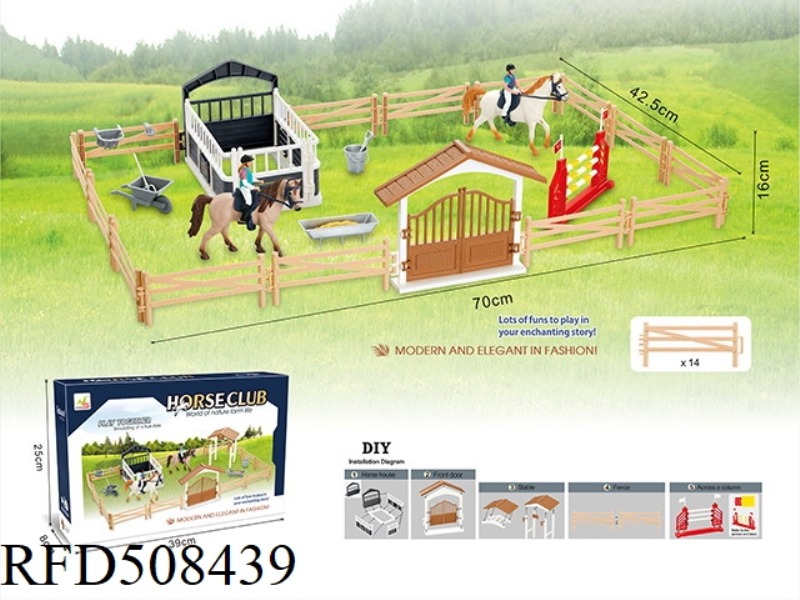 SIMULATION EQUESTRIAN SCENE