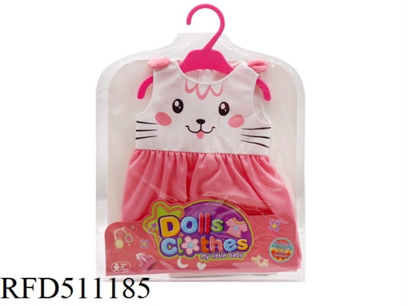 DOLL CLOTHES * BUNNY PINK EAR SKIRT