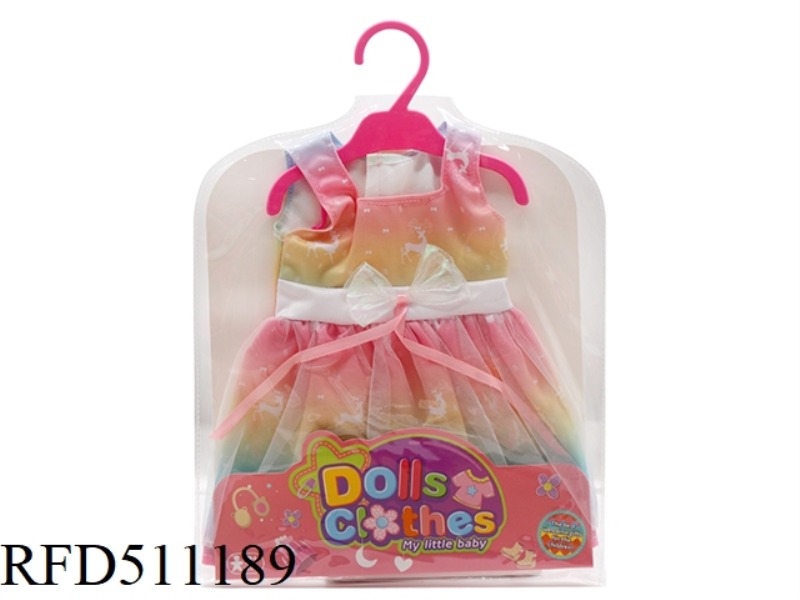 DOLL CLOTHES * TROPICAL PHANTASMAGORIC ELK GAUZE SKIRT