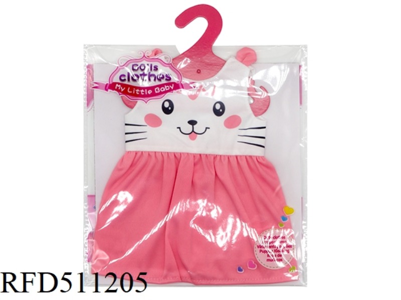 DOLL CLOTHES * BUNNY PINK EAR SKIRT