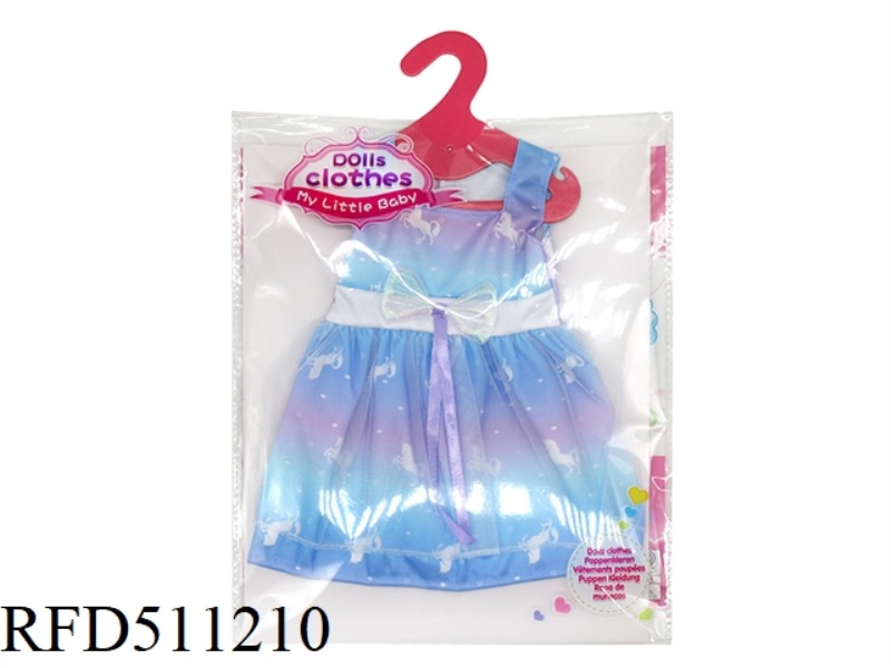 DOLL CLOTHES * ICE AND SNOW COLOR UNICORN GAUZE SKIRT