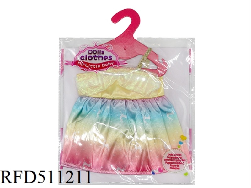 DOLL CLOTHES * TROPICAL PHANTASMAGORIC ELK SLING DRESS