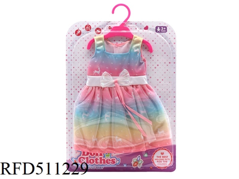 DOLL CLOTHES * TROPICAL PHANTASMAGORIC ELK GAUZE SKIRT