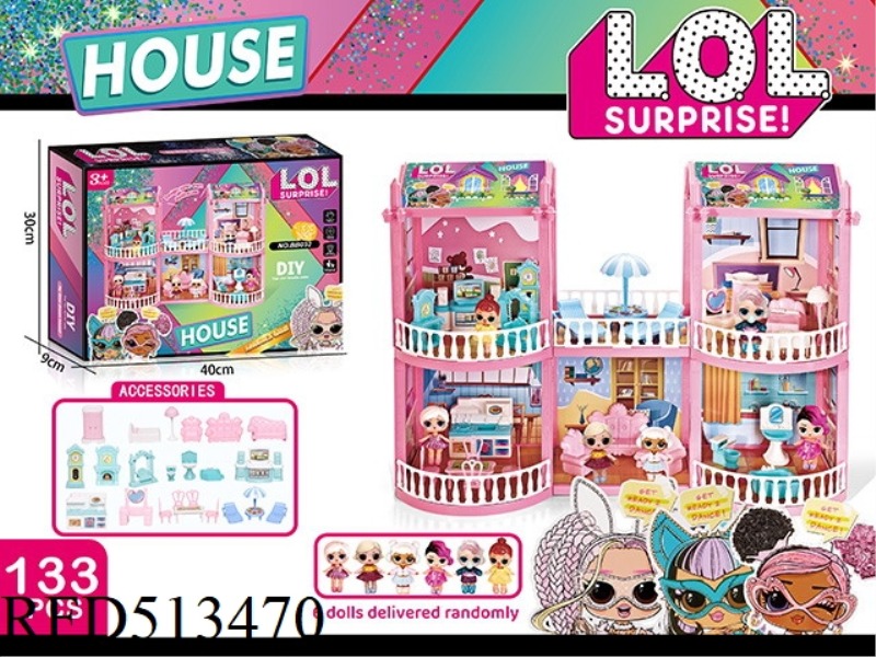 SURPRISE DOLL CASTLE DIY