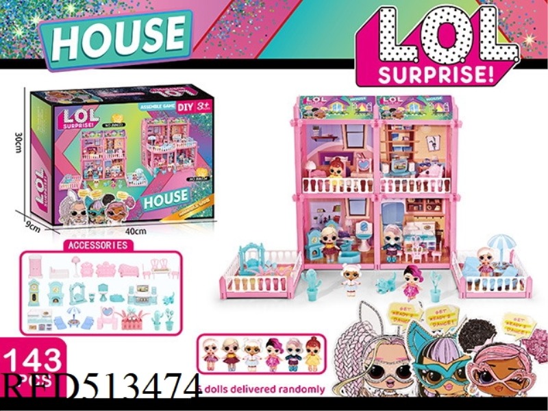 SURPRISE DOLL CASTLE DIY