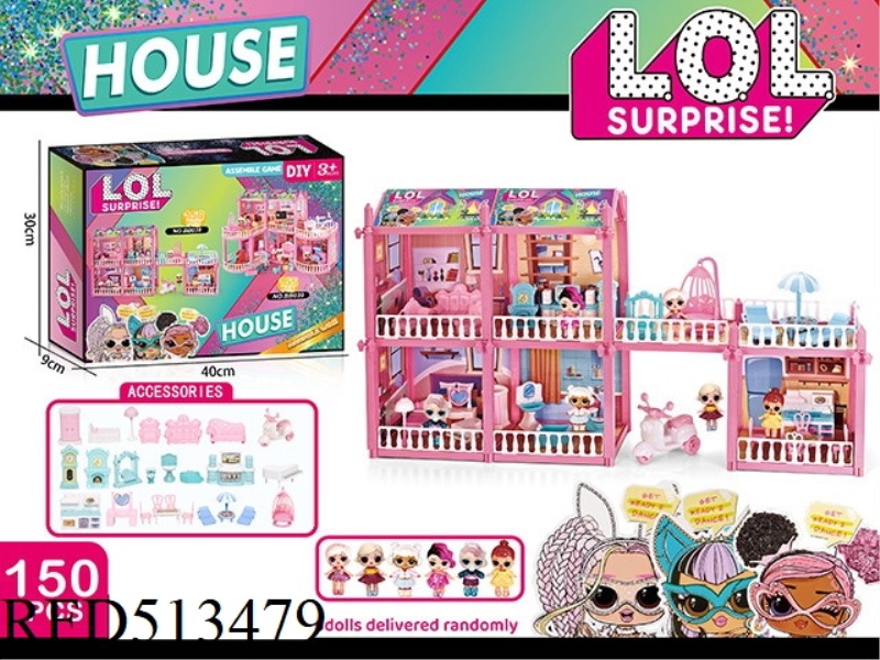 SURPRISE DOLL CASTLE DIY