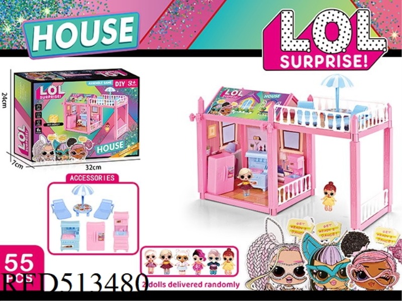 SURPRISE DOLL CASTLE DIY