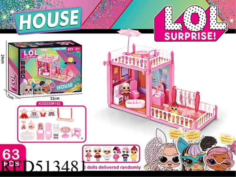 SURPRISE DOLL CASTLE DIY