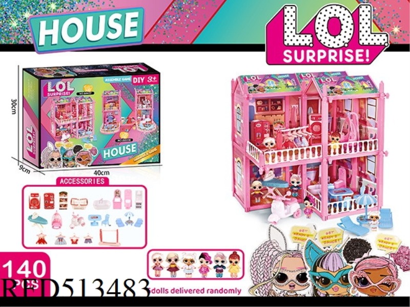 SURPRISE DOLL CASTLE DIY