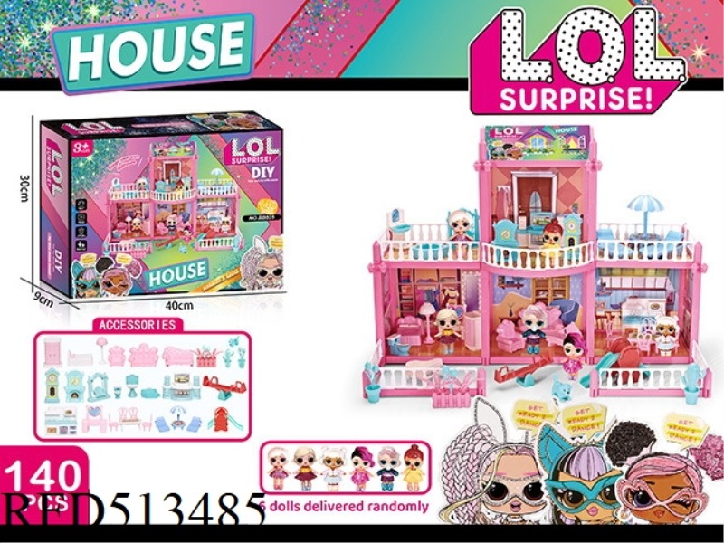 SURPRISE DOLL CASTLE DIY