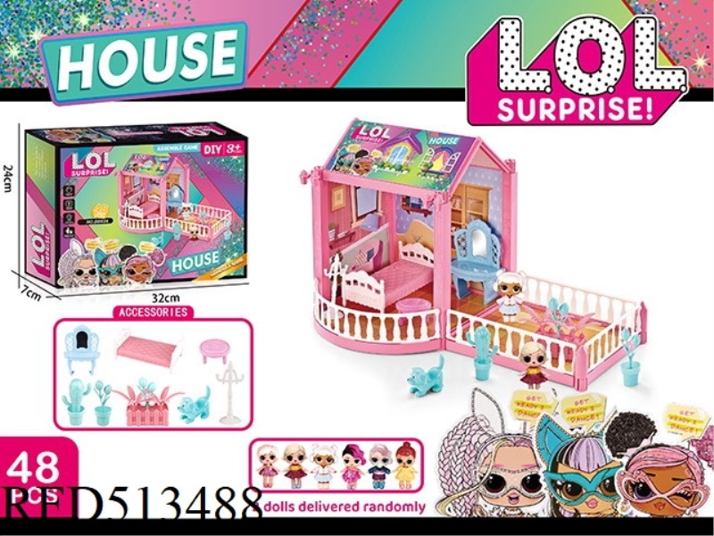 SURPRISE DOLL CASTLE DIY