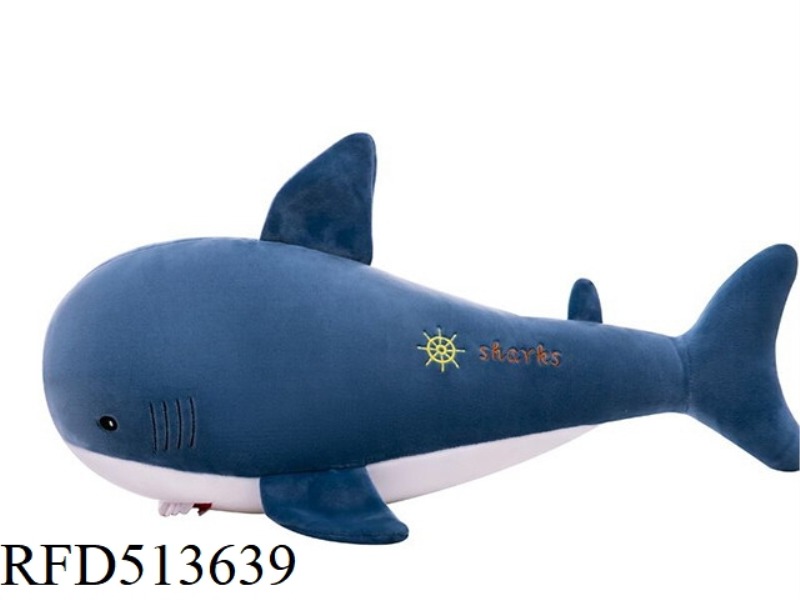 60CM SHARK THROW PILLOW