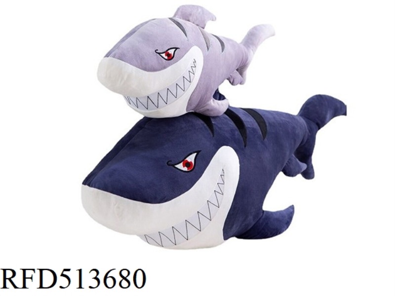 35CM SHARK THROW PILLOW